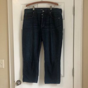 Old Navy slouchy straight jeans | high waist | size 12